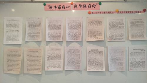 “我手寫我心，我學(xué)踐我行”