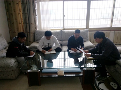 大秦置業(yè)公司一線(xiàn)：齊學(xué)大會(huì)講話(huà) 共繪發(fā)展宏圖