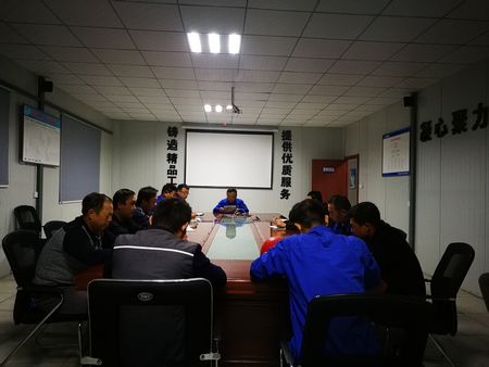 天工公司土建十五部緊抓冬季施工安全不放松