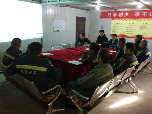 機電安裝公司：嚴細結(jié)合，全力沖刺全年安全生產(chǎn)目標