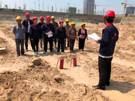 陜煤建設(shè)地基分公司二項目部加強(qiáng)防火意識開展消防演練