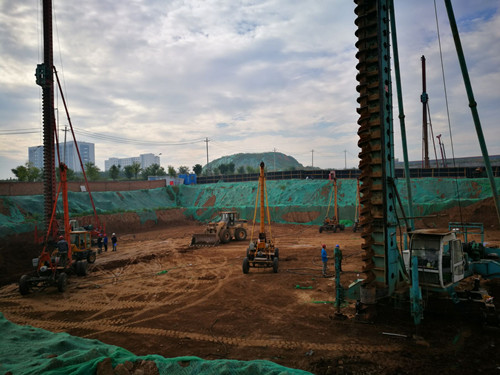 陜煤建設天工公司陜煤研究院二期項目工程技術研究所土方開挖工程進展順利