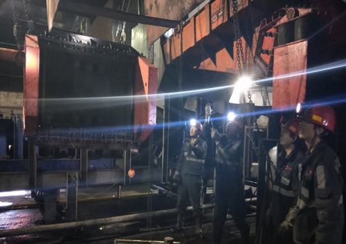 陜煤建設(shè)韓城分公司安裝第三項目部攻堅克難提前完成張家峁煤礦原煤倉及產(chǎn)品倉給煤機改造工程