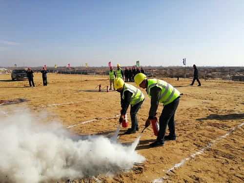 陜煤建設(shè)銅煤公司各項(xiàng)目部開展消防應(yīng)急救援演練提升安全管控意識(shí)