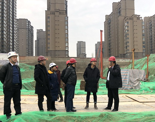 陜煤建設銅川公司藍山水岸北區(qū)5#樓通過樁基驗收