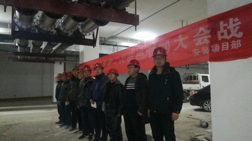 冬日里的管道安裝攻堅(jiān)戰(zhàn)