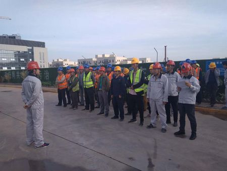 陜煤建設(shè)天工公司十五項(xiàng)目部“安全生產(chǎn)月”活動氛圍濃