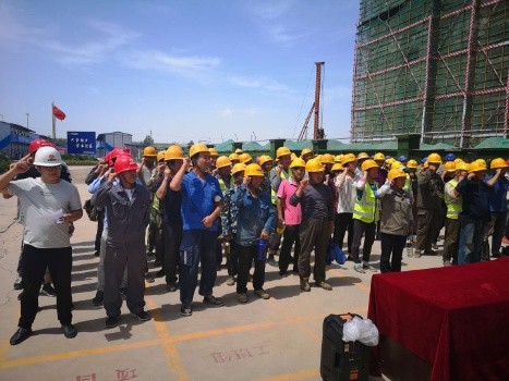 陜煤建設(shè)咸陽分公司所屬各單位掀起 “安全生產(chǎn)月”啟動儀式開展熱潮