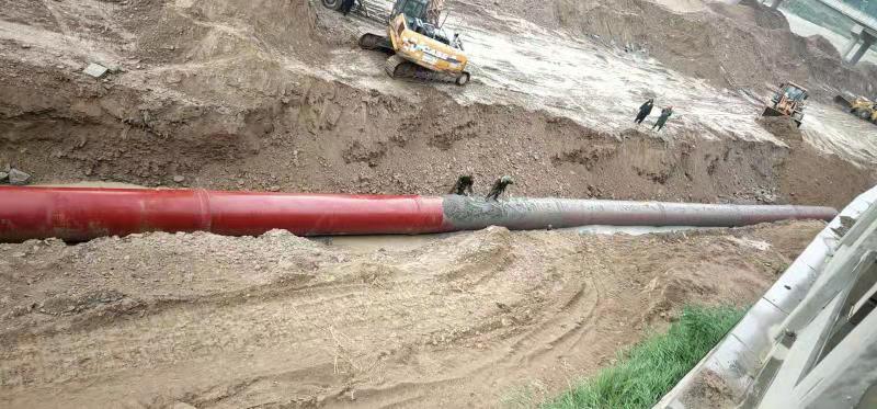 好消息！綏德縣污水管網(wǎng)工程主管道全線貫通