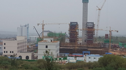 陜煤建設銅川公司：榆林垃圾焚燒發(fā)電煙氣凈化設備基礎工程順利交安