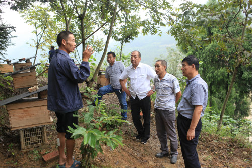 侯本英深入扶貧點(diǎn)安康漢陰開(kāi)展中秋慰問(wèn)活動(dòng)