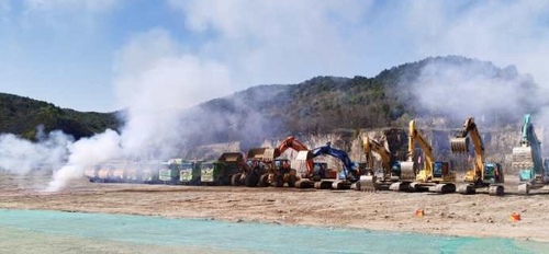 陜煤建設(shè)路橋分公司黃陵礦業(yè)店頭電廠項(xiàng)目開(kāi)工