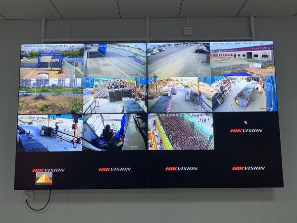 陜煤建設(shè)渭南分公司南京金龍項目部引進“智慧工地可視化”亮了眼