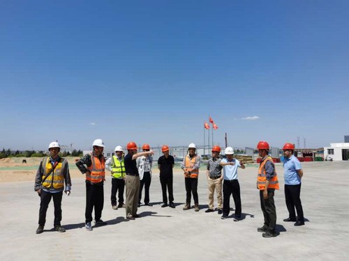 陜煤集團(tuán)基本建設(shè)管理部副總經(jīng)理楊忠緒一行蒞臨陜煤建設(shè)銅煤公司第十六項目部檢查指導(dǎo)工作