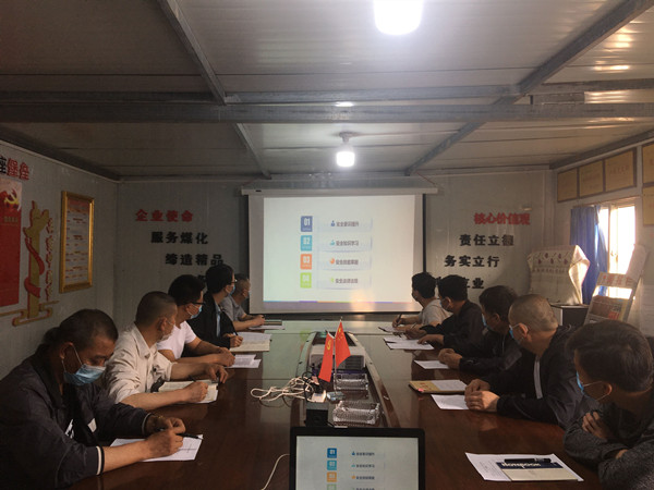 陜煤建設澄合分公司各單位團員青年在行動助力項目安全生產(chǎn)