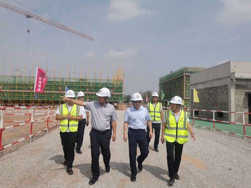王明智深入靖神鐵路孟家灣機(jī)輛中心建設(shè)項(xiàng)目檢查指導(dǎo)工作