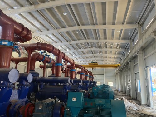 加速！陜煤建設(shè)路橋分公司大佛寺煤礦木盤川風井瓦斯抽采泵站工程進入沖刺階段