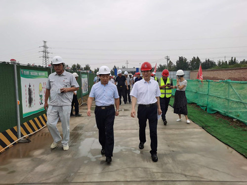 臨潼區(qū)人大主任李曉明一行蒞臨陜煤建設中儲糧項目部觀摩調(diào)研