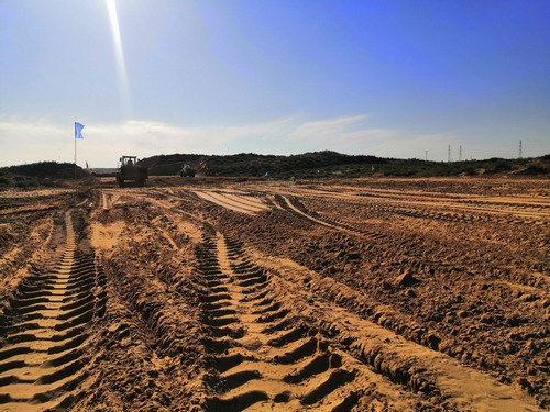 陜煤建設(shè)路橋分公司承建的榆北生產(chǎn)服務(wù)設(shè)施運(yùn)煤專(zhuān)線(xiàn)道路工程順利開(kāi)工