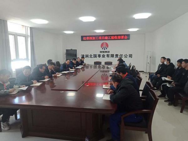 清澗北國棗業(yè)有限責任公司總經(jīng)理李兵深入陜煤建設(shè)天工公司承建的清澗北國棗業(yè)紅棗深加工項目檢查督導