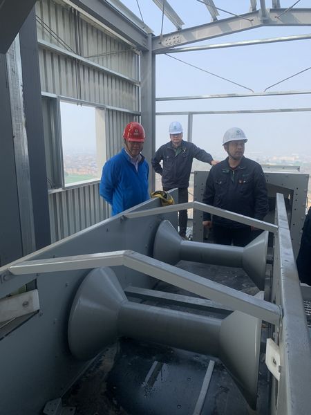 中央儲(chǔ)備糧新建項(xiàng)目領(lǐng)導(dǎo)小組組長(zhǎng)、副總經(jīng)理王錄印蒞臨中儲(chǔ)糧項(xiàng)目部檢查指導(dǎo)工作