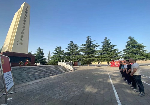 咸陽分公司第三項(xiàng)目部積極開展“緬懷先烈、不忘初心”革命烈士紀(jì)念活動(dòng)