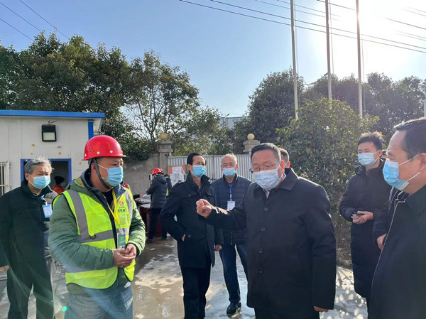 咸陽市副市長王靖一行蒞臨涇陽縣西城保障房小區(qū)項目調研指導工作