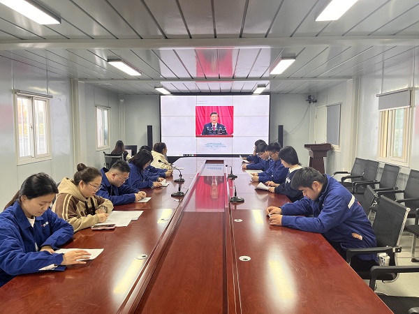 陜煤建設(shè)渭南分公司第十一項目部在學(xué)習(xí)貫徹黨的二十大精神中凝聚奮進(jìn)力量