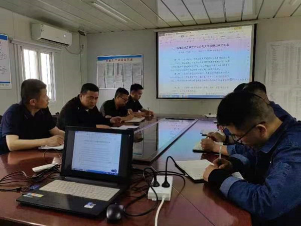 陜煤建設漢中分公司“零三違、防事故、除隱患、保安全” 主題活動如火如荼進行中