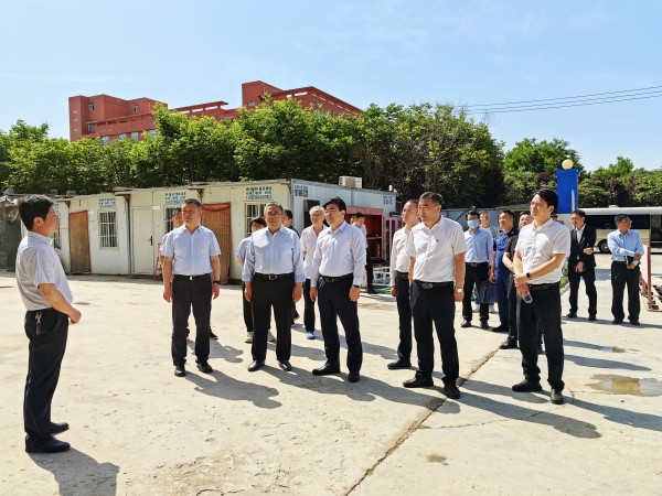 渭南市高新區(qū)管委會主任蔡軍一行到渭北新城疾控中心項目進(jìn)行調(diào)研