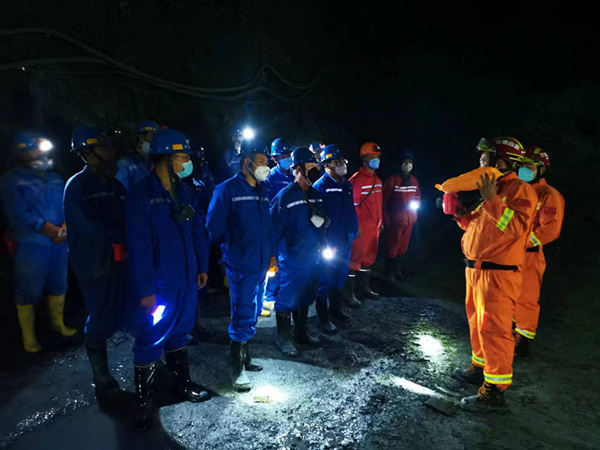 陜煤建設礦建三公司：頂板事故應急演練“動真格”！