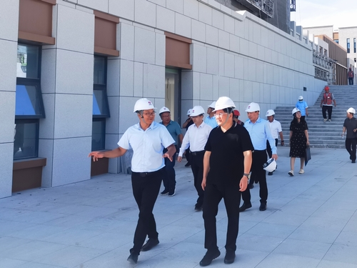 陜西省審計(jì)廳黨組成員、副廳長(zhǎng)牟軍利一行蒞臨中共榆林市委黨校新校區(qū)建設(shè)項(xiàng)目檢查指導(dǎo)工作