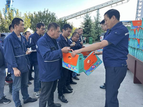 陜煤建設(shè)洗選煤運(yùn)營公司澄合山陽運(yùn)營項目部：中秋月圓齊歡慶，溫情關(guān)懷暖人心