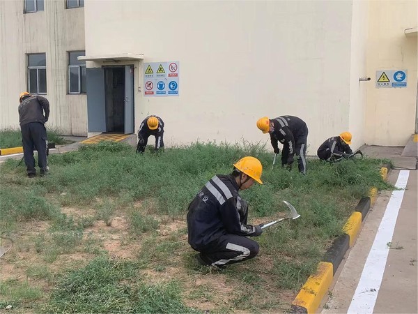 陜煤建設(shè)洗選煤運營公司神渭首端運營項目部： 美化環(huán)境 煥然一新 打造衛(wèi)生標(biāo)準(zhǔn)化