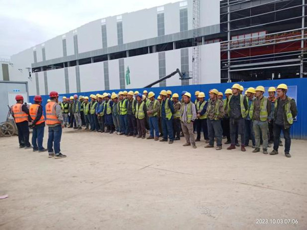 陜煤建設(shè)漢中分公司漢鋼新建中厚板項(xiàng)目：搶抓十月黃金期，工程建設(shè)加速度