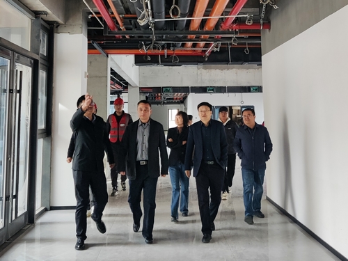 中共陜西省委黨校（陜西行政學院）調(diào)研組一行蒞臨中共榆林市委黨校新校區(qū)建設項目調(diào)研指導工作