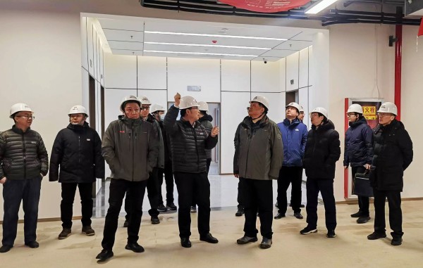 中電科二十所所長一行蒞臨北斗星基增強系統(tǒng)運營服務中心基地建設項目觀摩調研