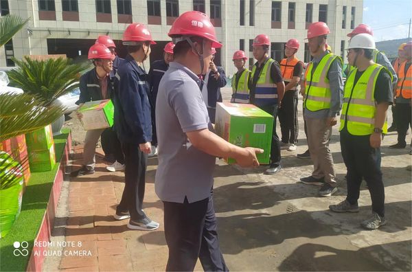 陜煤建設天工公司土建四部：高溫施工忙  “烤”驗有“涼”策