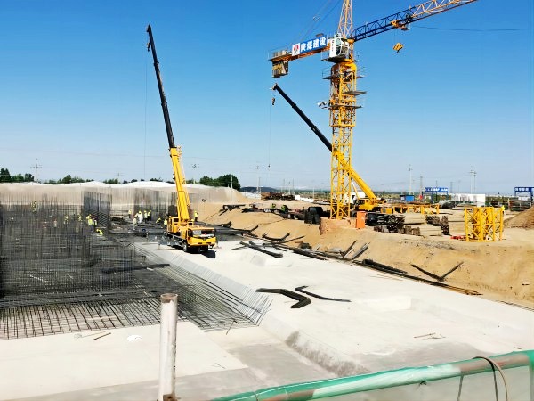 陜煤建設渭南分公司第十二項目部把握當“夏”大干快上正當時