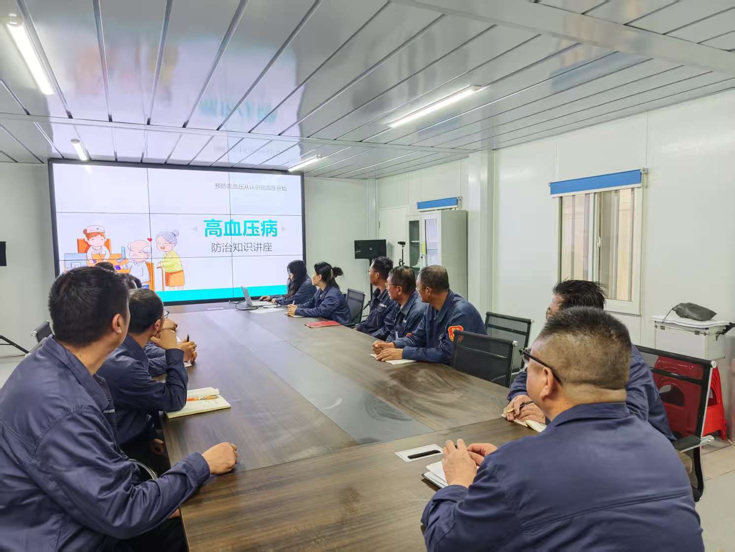 陜煤建設(shè)韓城分公司土建四項(xiàng)目部同筑健康防線，共守職工美好明天